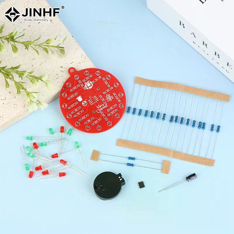 

NE555 Timer Module With Dual-Color Flashing LEDs – DIY Soldering Kit For Arduino-Compatible Systems - Soldering Practice Assembl