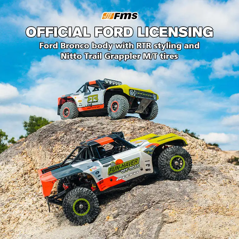 FMS 1/18 FCS18 Little Liema Brushless Brushed RC Car Remote Control Short Card Electric Simulation Racing Collection Car Model