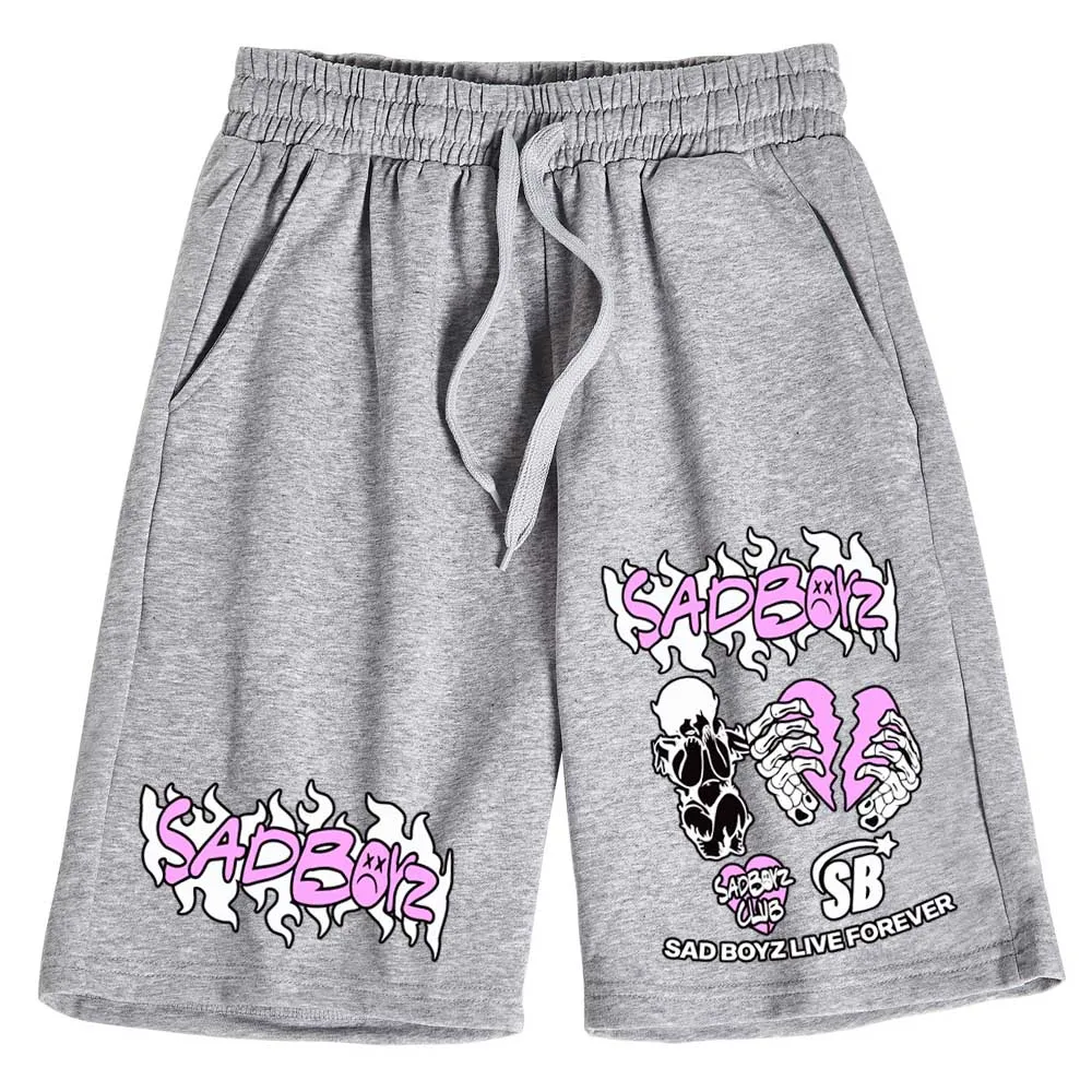 2024 Sad Boyz Junior H Short Pants Cotton Trousers Man Woman Pants