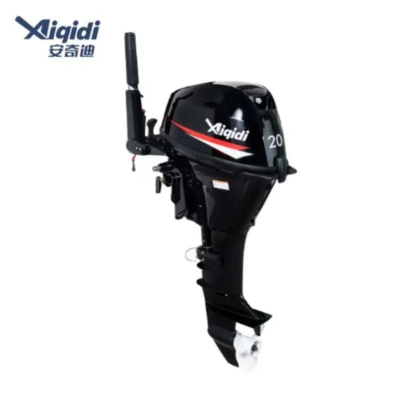 AIQIDI 20HP 4-Stroke Outboard Engine Electric Starting System Fuel Injection Small Boats Outboard Motor