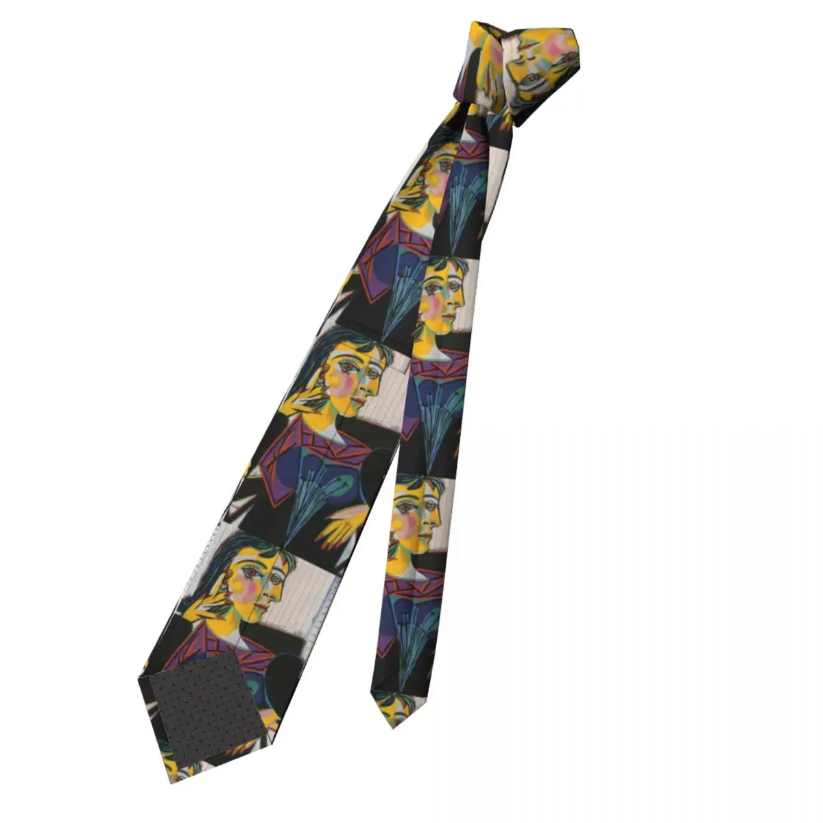 Fashion Portrait Of Dora Maar Ties for Office Custom Men Pablo Picasso Necktie