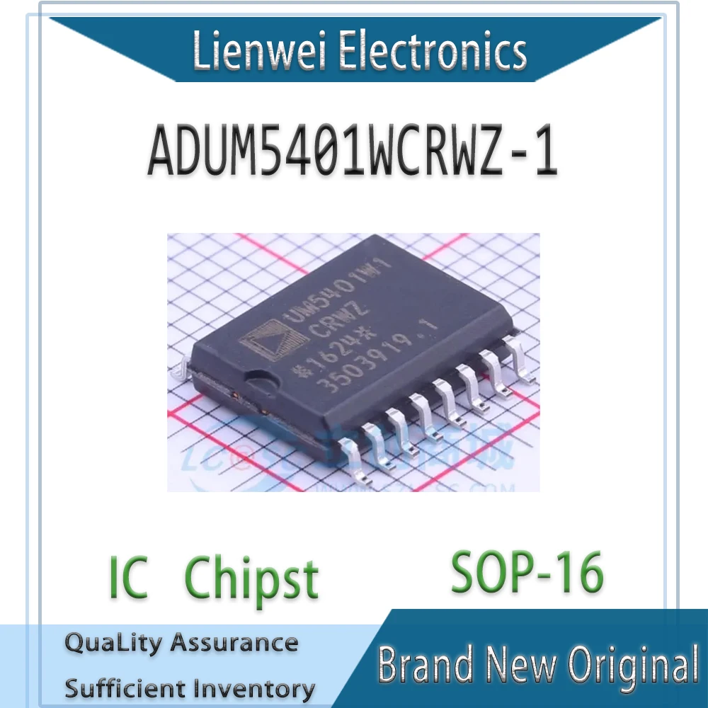 

100% New Original ADUM5401WCRWZ ADUM5401WCRWZ-1 ADUM5401 ADUM5401W1CRWZ IC Chipset SOP-16