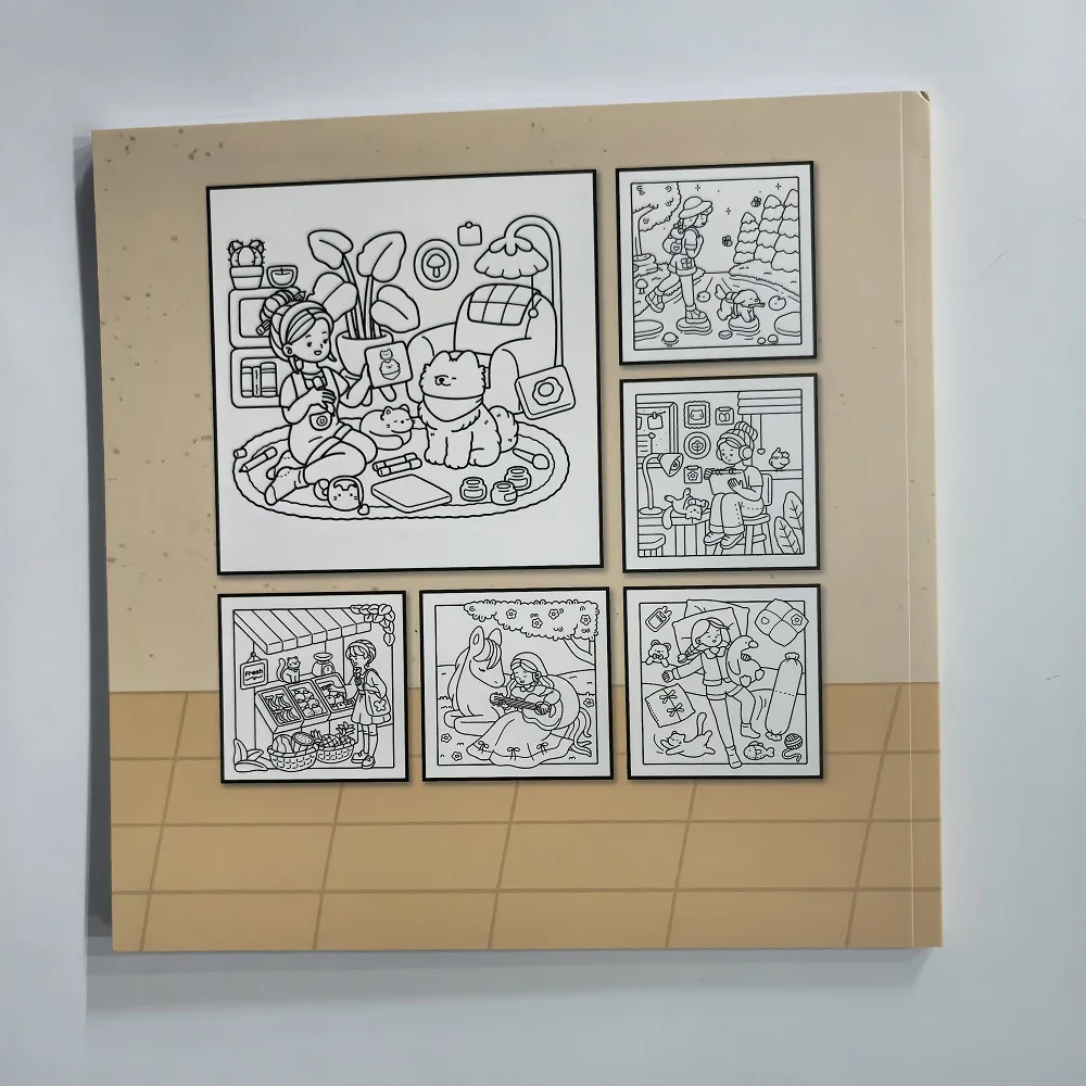 كتاب تلوين مريح ولطيف للبالغين: مخلوقات رائعة ومخيفة للاسترخاء وتخفيف التوتر هدية للمراهقين والبالغين #6