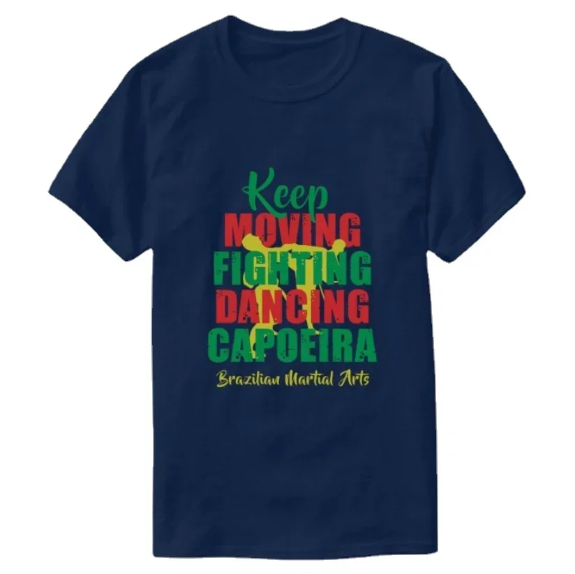 Brazilian Martial Arts Capoeira Dance Fight T-Shirt 100% Cotton O-Neck Short Sleeve Casual Mens T-shirt Size S-3XL