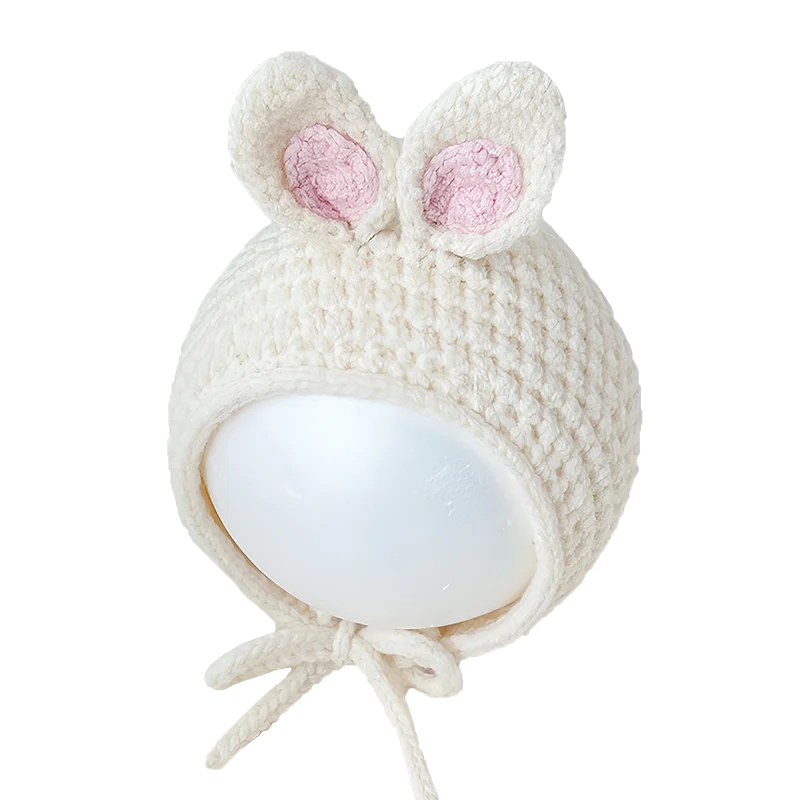 Baby Hats for Winter Toddler Earflap Hat Knit Warm Cap Infant Beanie for Baby Boys Girls Cute Rabbit Ear Hat Ear Protection Hats