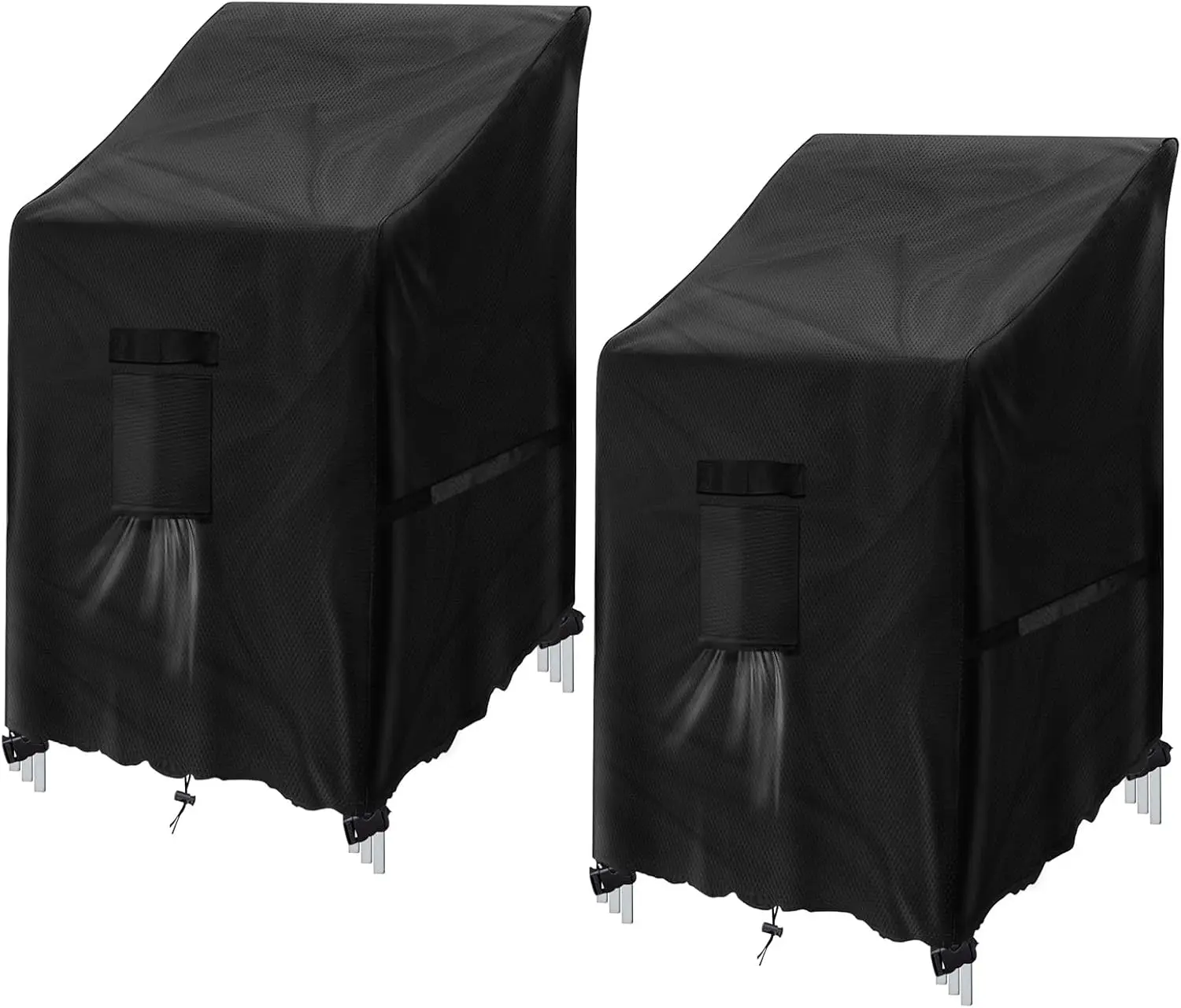 

Patio Chair Covers Waterproof 2 Pack, Winterproof Garden Chair Covers 36"" L X 28"" W X 47"" H, Outdoor Chair Covers