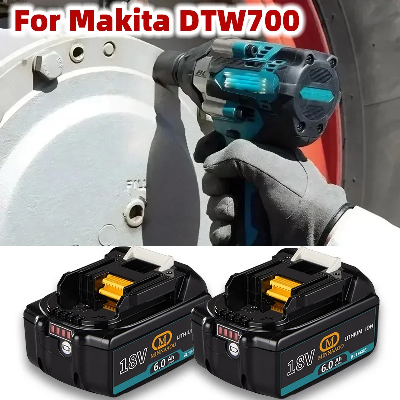 

For Makita DTW700 wireless impact wrench 18Vbrushless motor 1000Nm infinitely variable speed electric wrench automatic stop