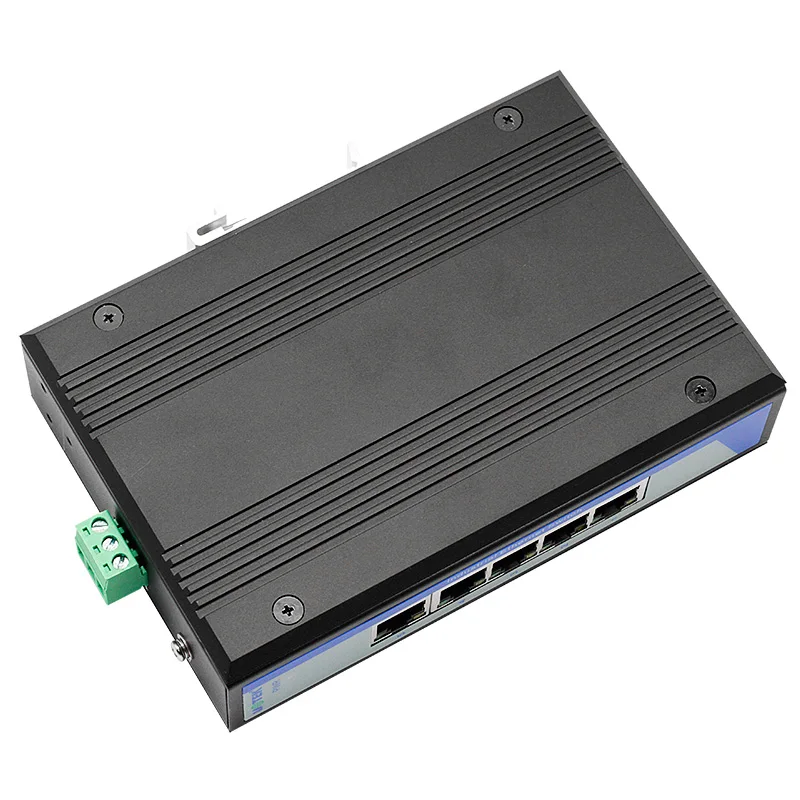 Ethernet Switch Non Managed Rail Type 5-port 100Mbps Switch Monitoring Network Switch UT-60-DC5T