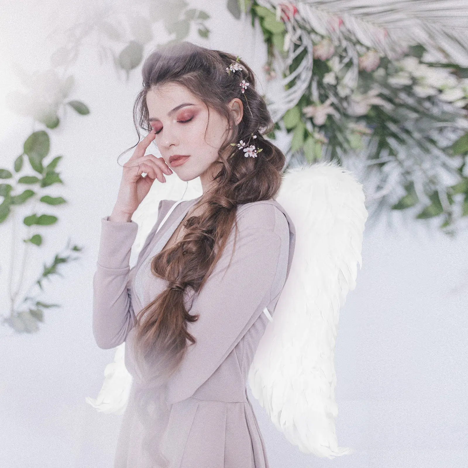 

1 шт. Изысканный декоративный элемент для спины с регулируемым ремешком и крыльями, для женщин и мужчин, аксессуар для фестивалей, сценических выступлений и вечеринок