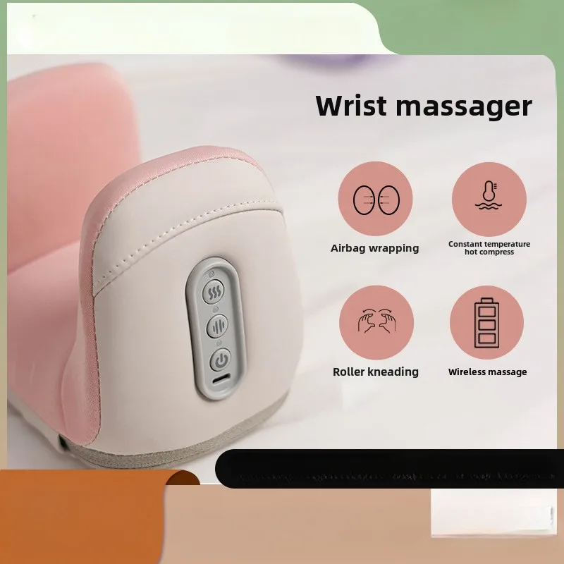 Hand Massager Airbag Heating Compress Vibration Wrist Joint Massage Electric Massager