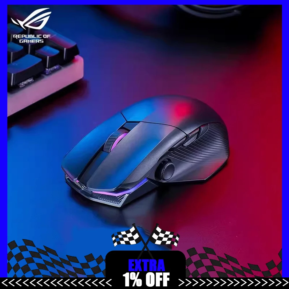 ROG Chakram X Gaming Mouse Joystick Three Mods AimPoint Pro 36k Sensor 8K Wireless Mouse Low Delay RGB Light Weight Mouse Gamer