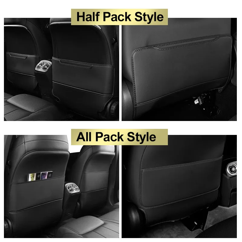 Easy Installation High Quality Seat Protector Waterproof Car Seat Anti-Kick Pad For Mercedes-Benz A-Class GLA CLA E-Class