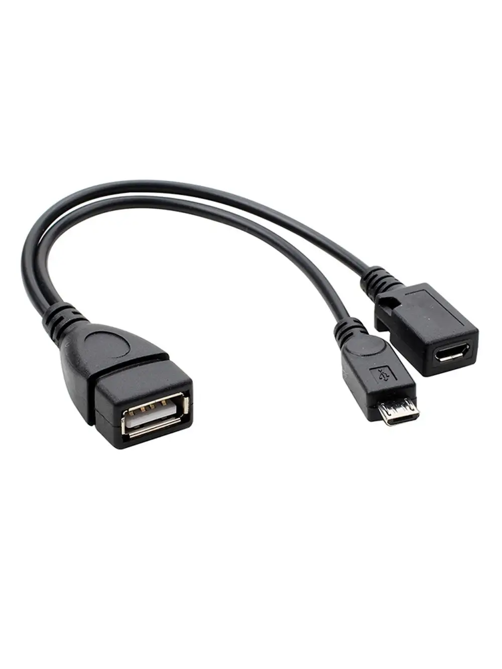 Etmakit 2 en 1 OTG Micro USB hôte puissance Y répartiteur adaptateur USB auf Micro 5 broches M Murahnlich Weiblich Kabel-Shopping