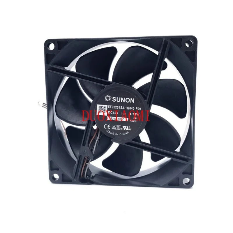 

1pc Cooling Fan for SUNON EF92251S3-1Q040-F99 12V 1.73W 9025 9CM Cooling Fan