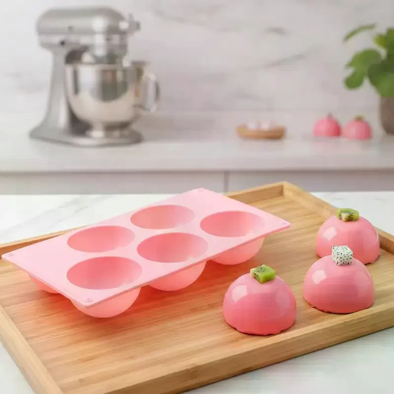 3D Ball Round Half Sphere Silicone Mold For DIY Baking Pudding Mousse Chocolate Eco-Friendly Cake Mold Kitchen Accessories Tools