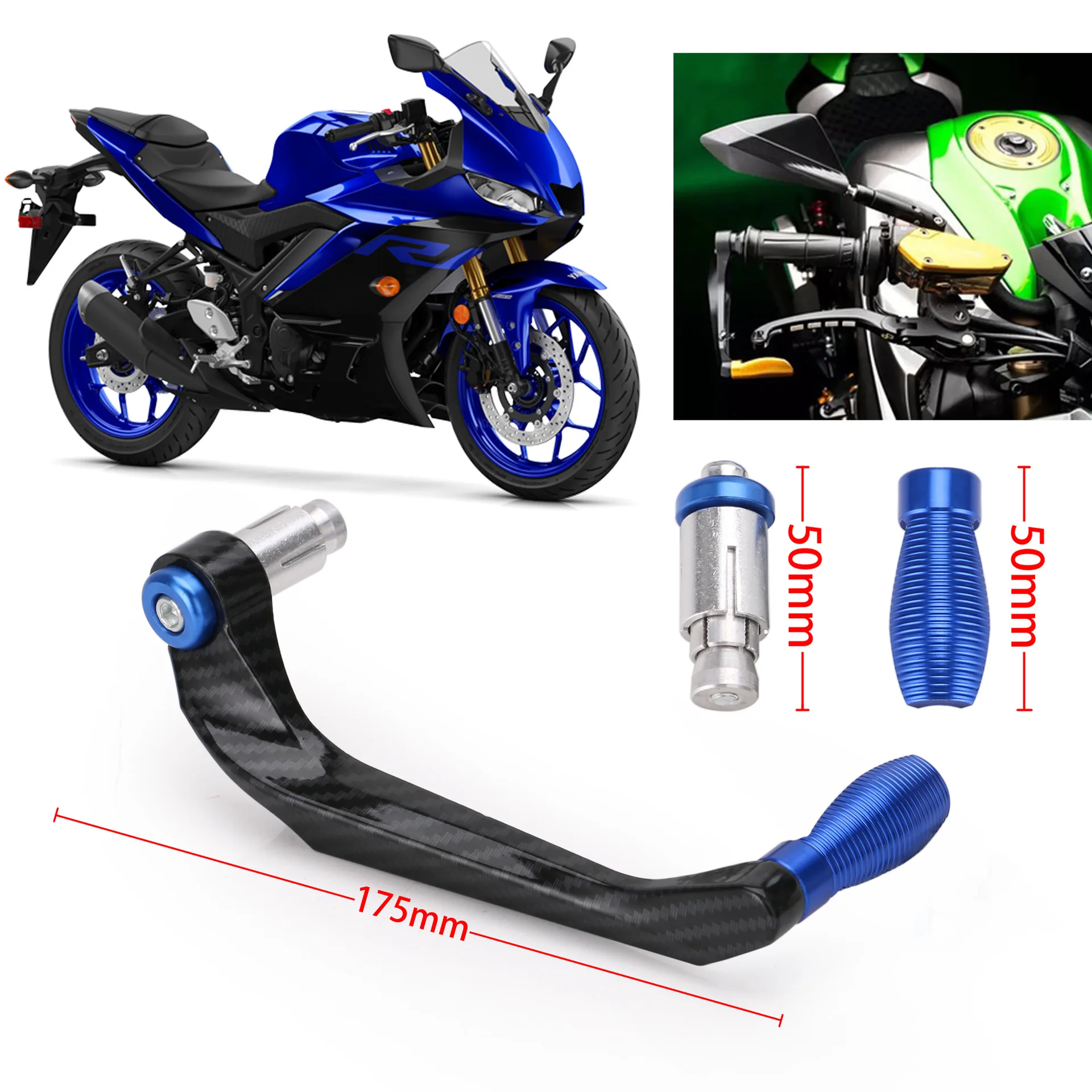 Motorcycle CNC Handguards Hand Guard Motorcycle Modified Parts S for Handlebar Universal Motorbike Brake Clutch Guard Grip