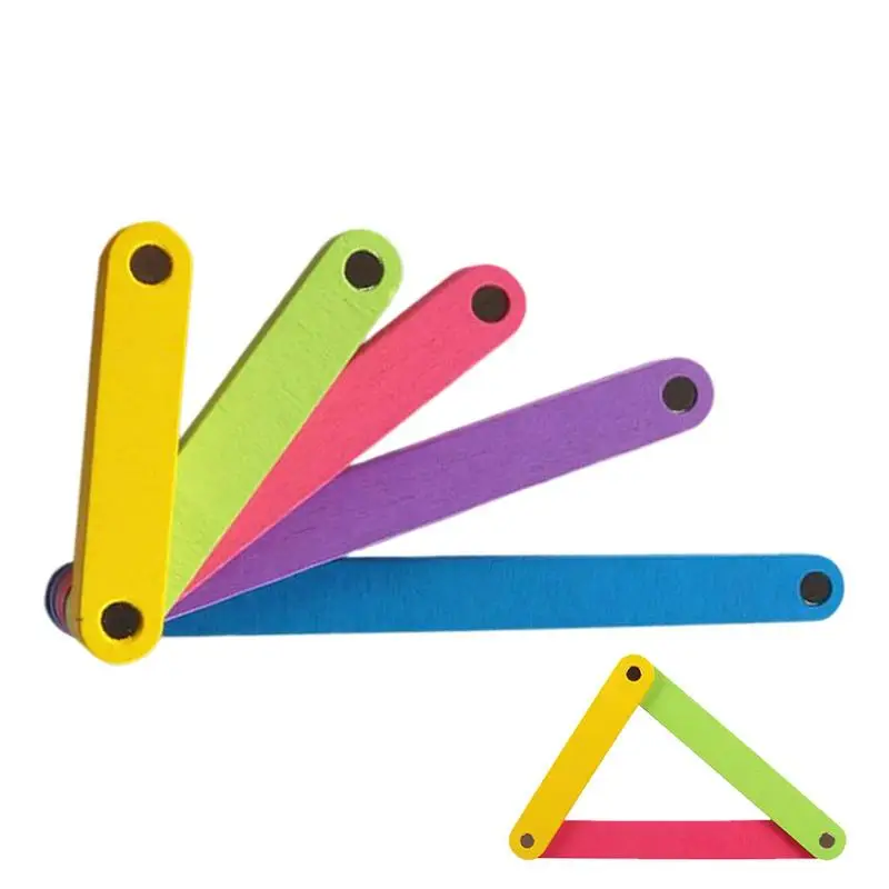 

Набор Магнитных геометрических игр, многоцветная полоска для обучения математике