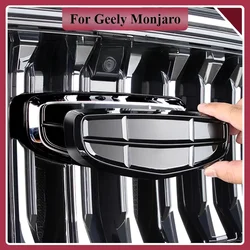 For Geely Monjaro Xingyue L ABS Logo Sticker Black Badge Emblem Racing Grill Hood Styling Decorative Sticker Accessories