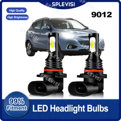 2PCS Car Fitment LED Headlight 70W 8000LM 360 Degree Beam For Hyundai ix35 2014 2015 2016 2017 HID White Auto Front Light Bulbs