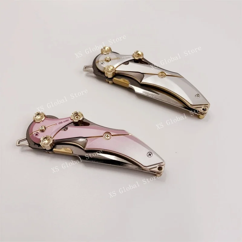 22 cm/8.66in Korting Katana Speelgoed Mes Delta Action Model Props Stuiterende Beweging Vouwen Display Collectible Cosplay Verjaardagscadeau