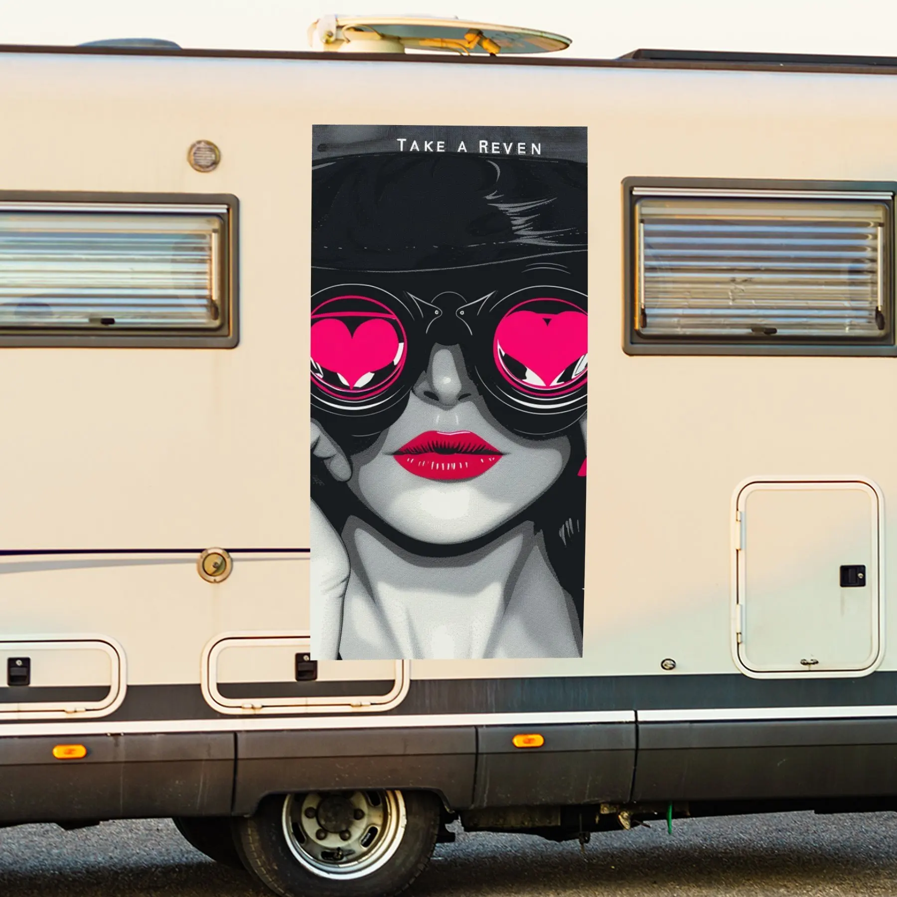 

Автомобильная наклейка Heartbreak Revenge, виниловая наклейка на сторону моторики дома, водонепроницаемая самоклеящаяся виниловая наклейка на сторону