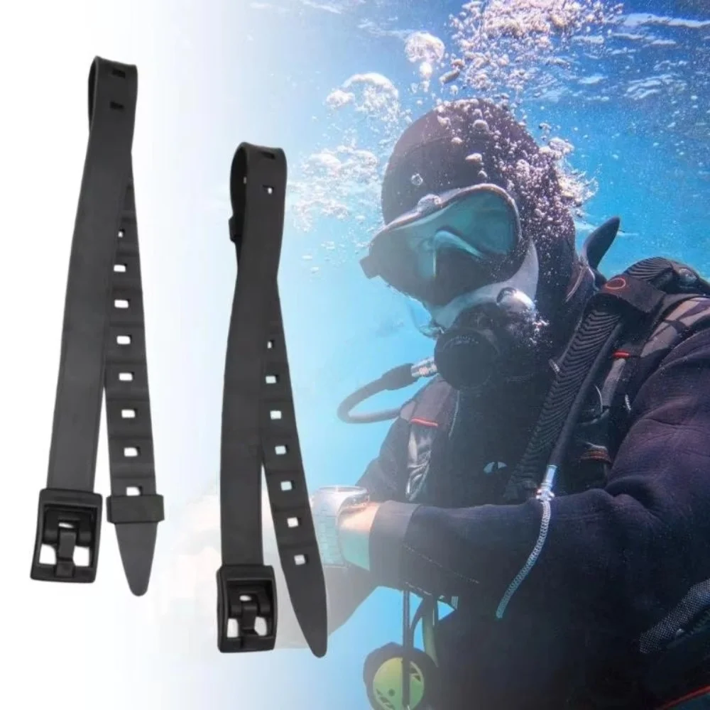 Wide Buckle Type Diving Leg Strap Adjustable Band Light Weight Adjustable Diving Strap Rubber Straps Scuba Cutter Strap
