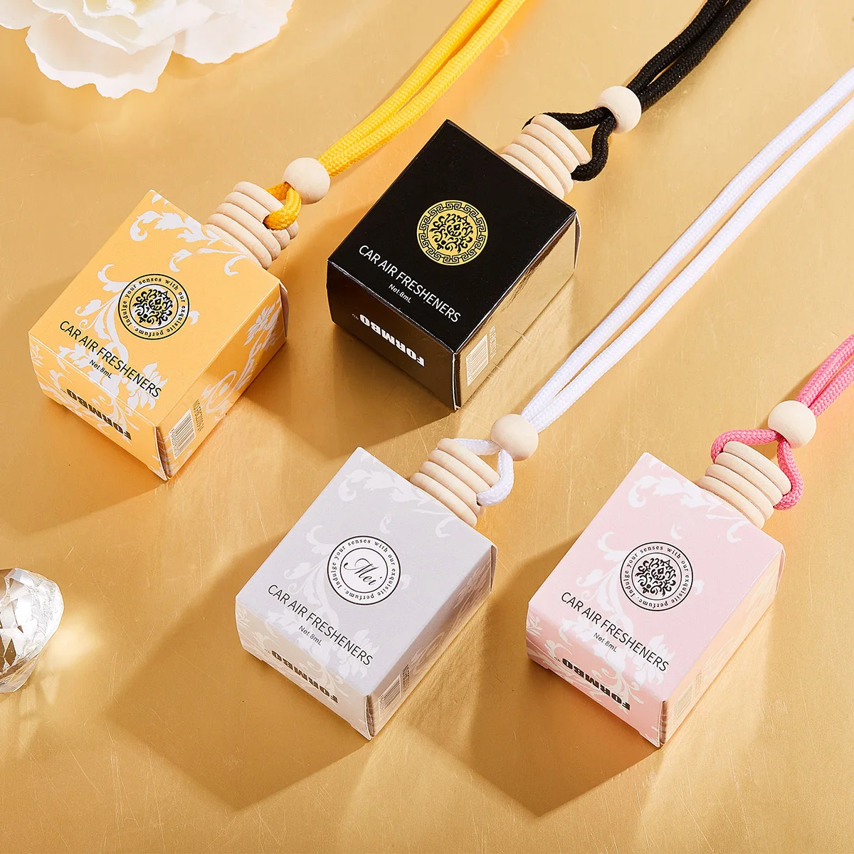 

Car Air Freshener, Long Lasting Fragrance, Suitable for Car, Home, Office, Bathroom, Bedroom, Car Interior Aromatherapy