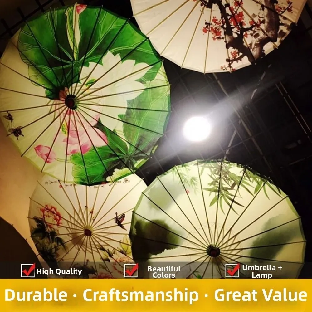 56cm Umbrella Fan Silk Cloth 10 Colors Prop Dance Umbrella Chinese Antique Style Classical Japan Style Umbrella