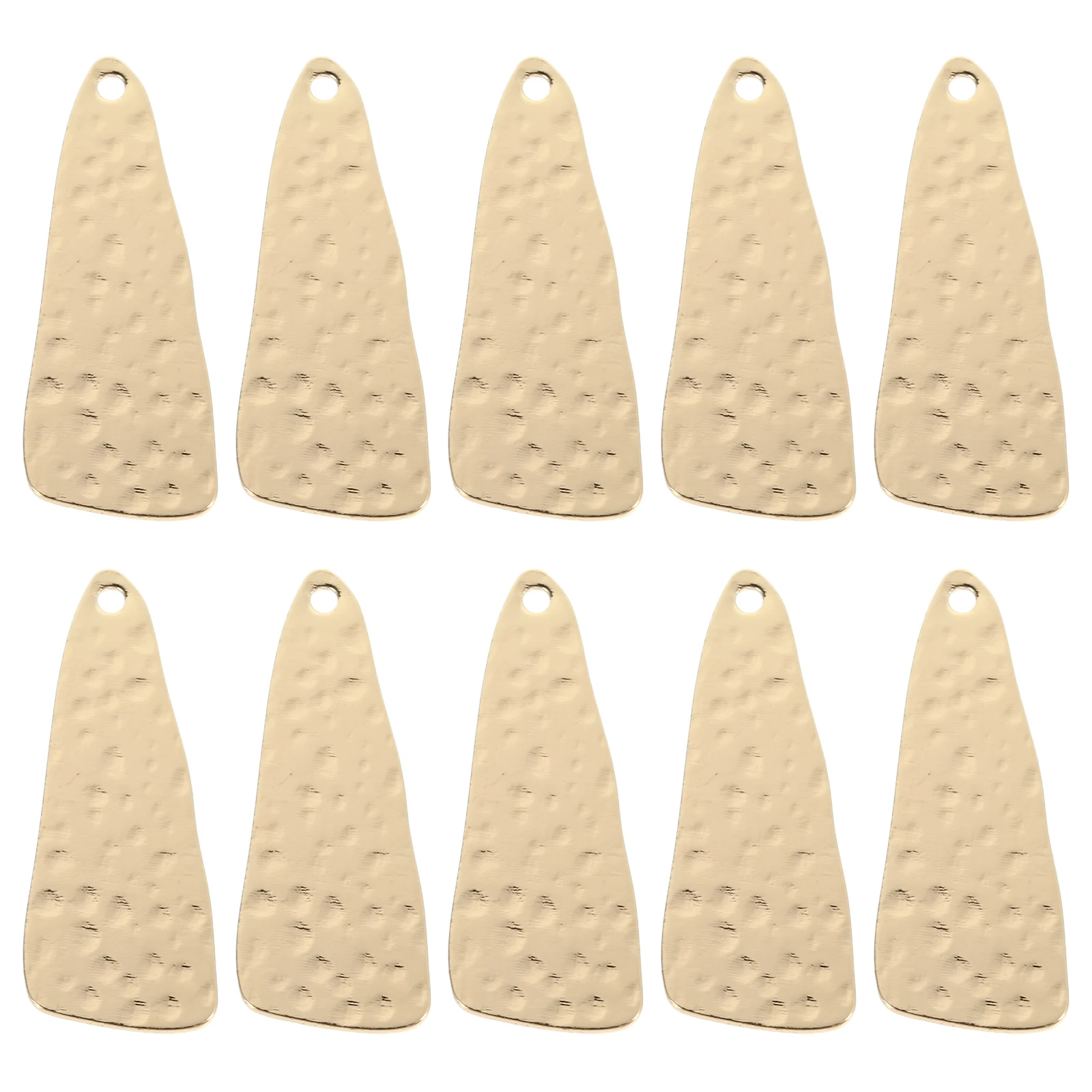 

10Pcs Copper Plated Gold Pendants Metal Charms DIY Jewelry Making Necklace Accessories Decorations Durability Crafts