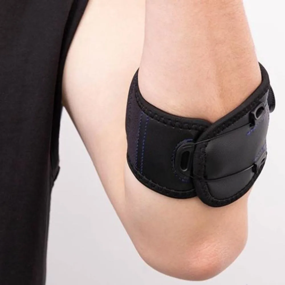 Built-in Silicone Pad Tennis Elbow Brace Thicken Design Breathable Material Golf Elbow Support Brace Pressurized Support