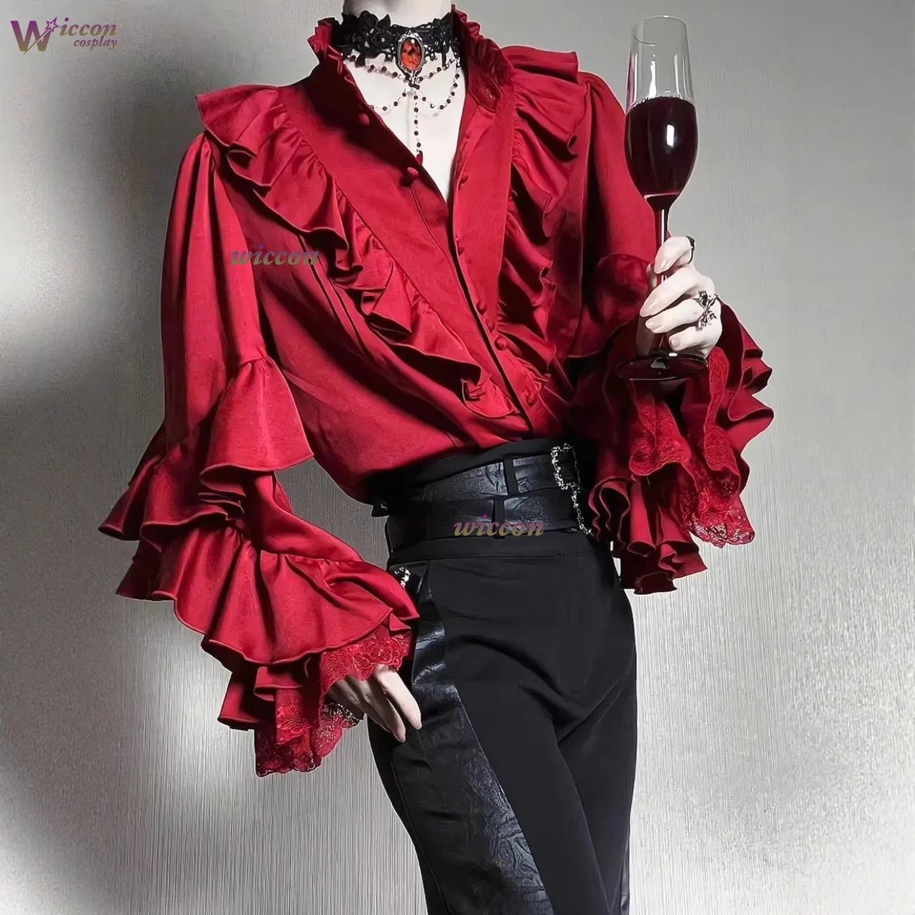 Lolita Gothic Vampire Cosplay - Vintage Fashion Aesthetic ulasan dan harga