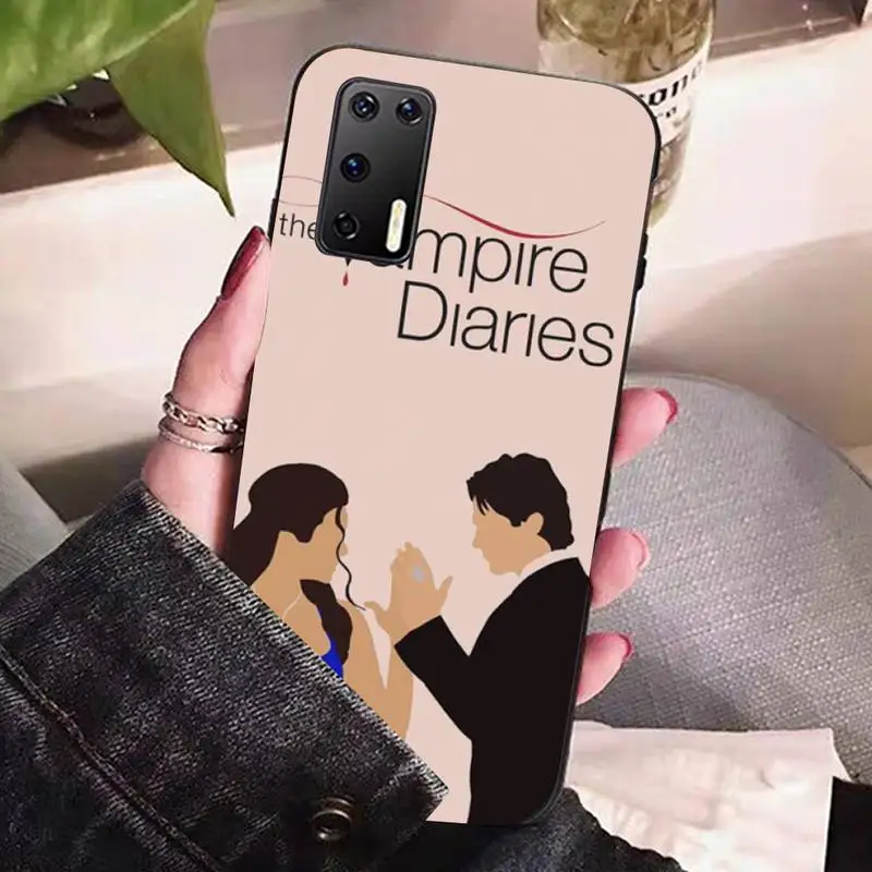 The Vampire Diaries Damon Custodia per telefono opaca per Huawei P 8 9 10 20 30 40 50 Pro Lite Psmart Honor 10 lite 70 Mate 20lite