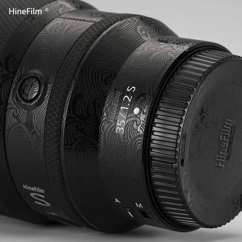 Hinefilm pele para nikkor z 35 1.2 lente decalque pele para nikon z 35mm f/1.2 s lente envoltório capa z35f1.2s adesivo 35 f1.2 s lente pele