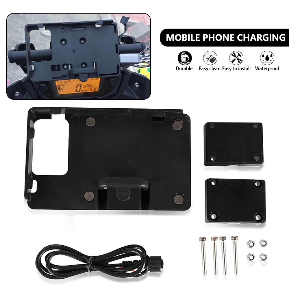 

For BMW R1200GS R1250GS LC Bracket Support Holder Motor Mobile phone USB Charging R1200 R1250 R 1200 1250 GS ADV LC Adventure