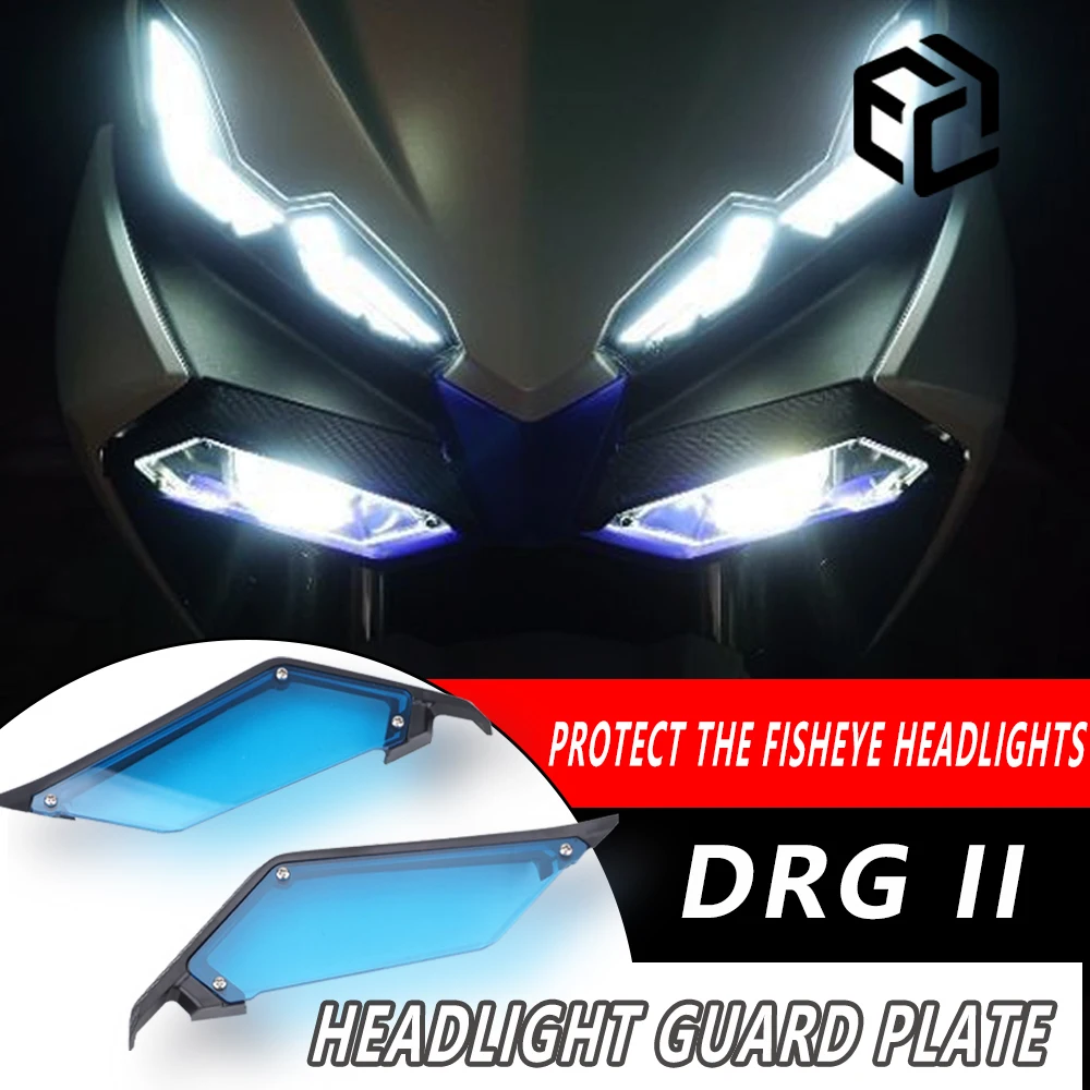 

For SYM DRG BT R-Edition Motorcycle LED Headlight Lens Cover - Color-Changing Housing Accessory Replacement Part