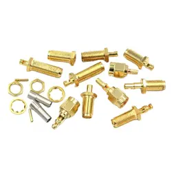 1PCS SMA-KY-J Connector PRSMA-KY Adapter Opening Type Outer Screw Inner Pin/Hole Match For RG178