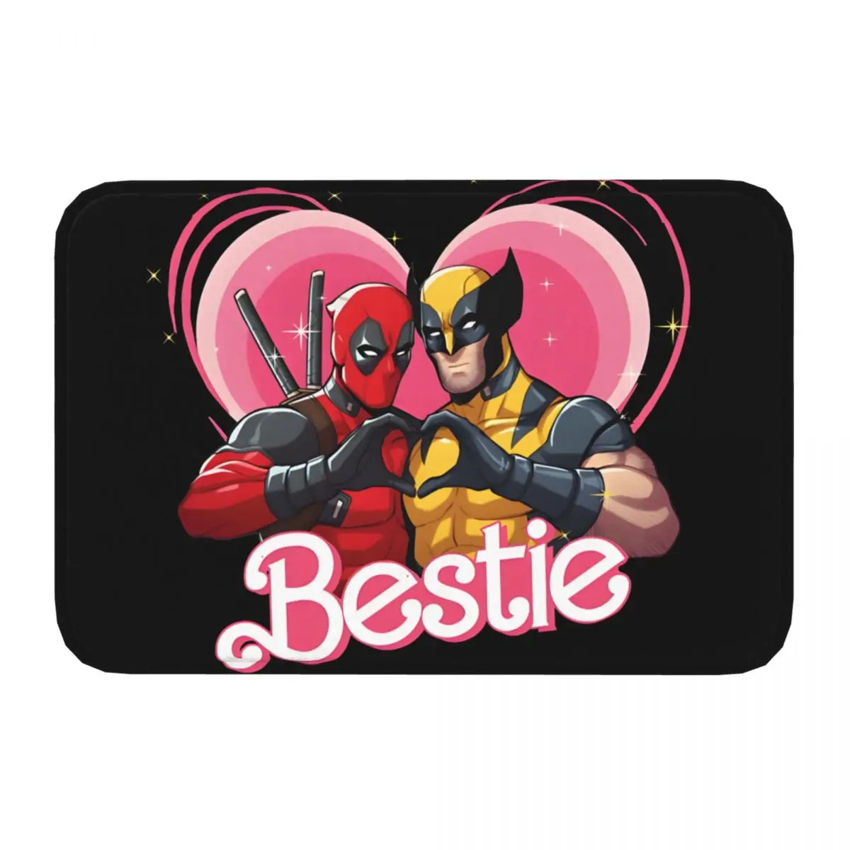 Deadpool & Wolverine Bath Mat Popular Movies Doormat Kitchen Carpet Outdoor Rug Home Decoration