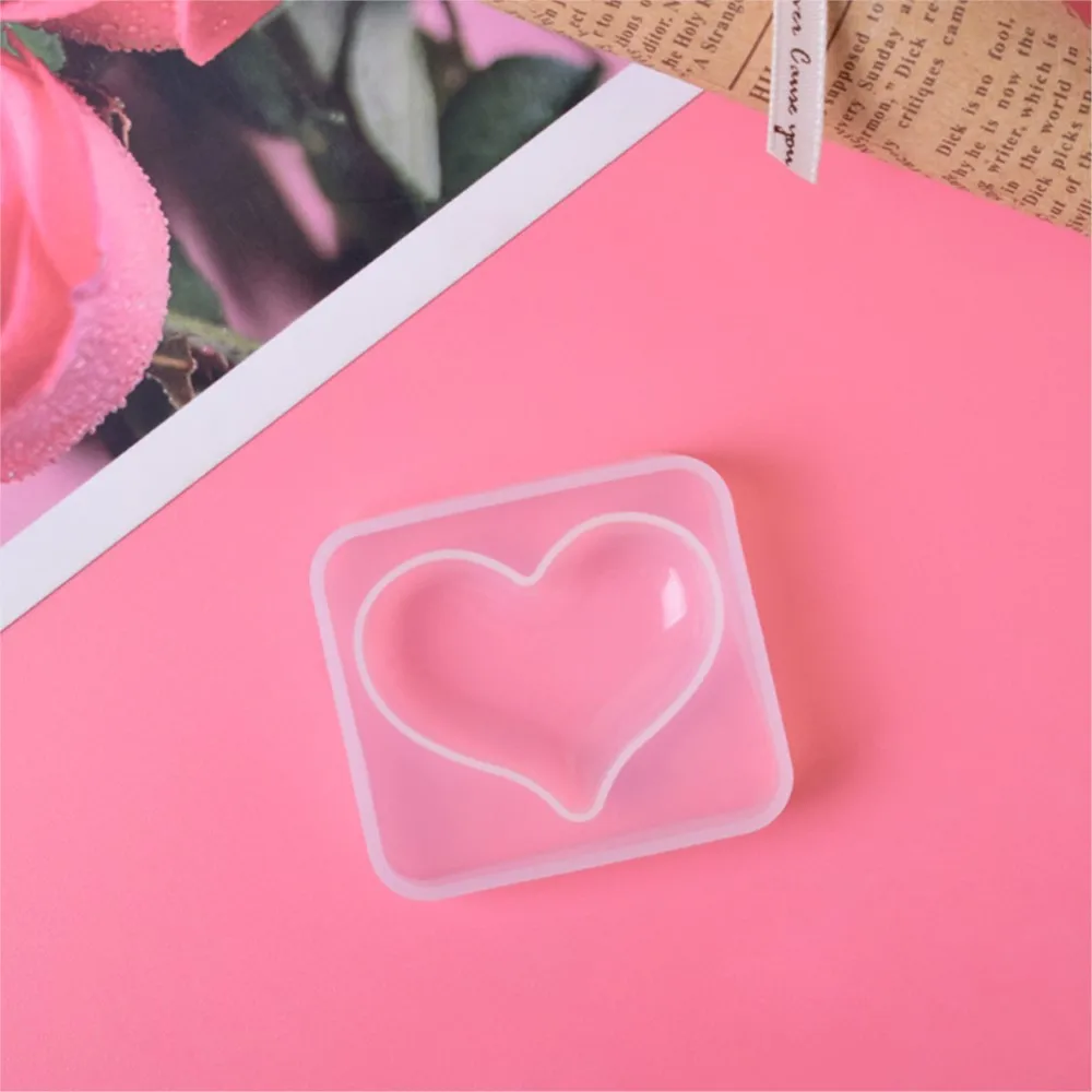 3D Five-Pointed Star Love Moon Shape UV Epoxy Resin Silicone Mold For DIY Pendants Bracelet keychain Jewelry Making Tools