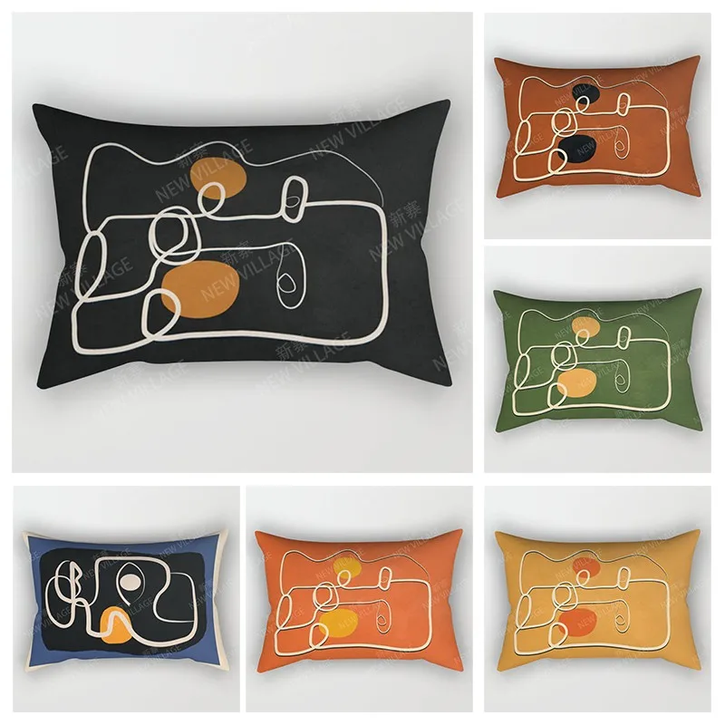 Nordic fall home decor 30*50 throw pillow cover sofa modern abstract geometric boho living room Cushion cover 50x70 30x50 40x60