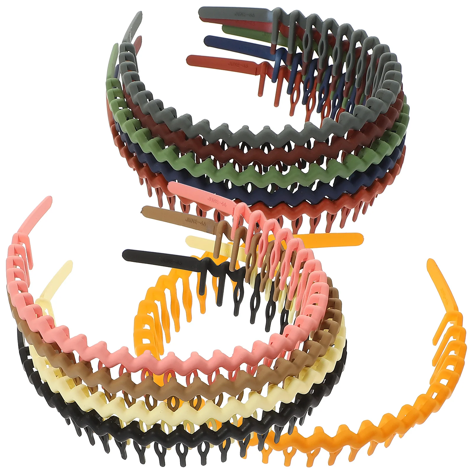 

10 Pcs Women's Hair Accessories Teens for Thick Headbands Toppers Headgear Comb Plastic with Teeth