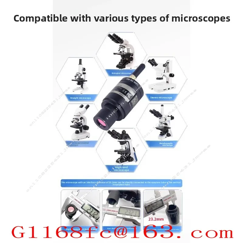Microscope WiFi Electronic Eyepiece Wireless 2-megapixel Camera Can Be Connected To A Mobile Phone for Taking Photos