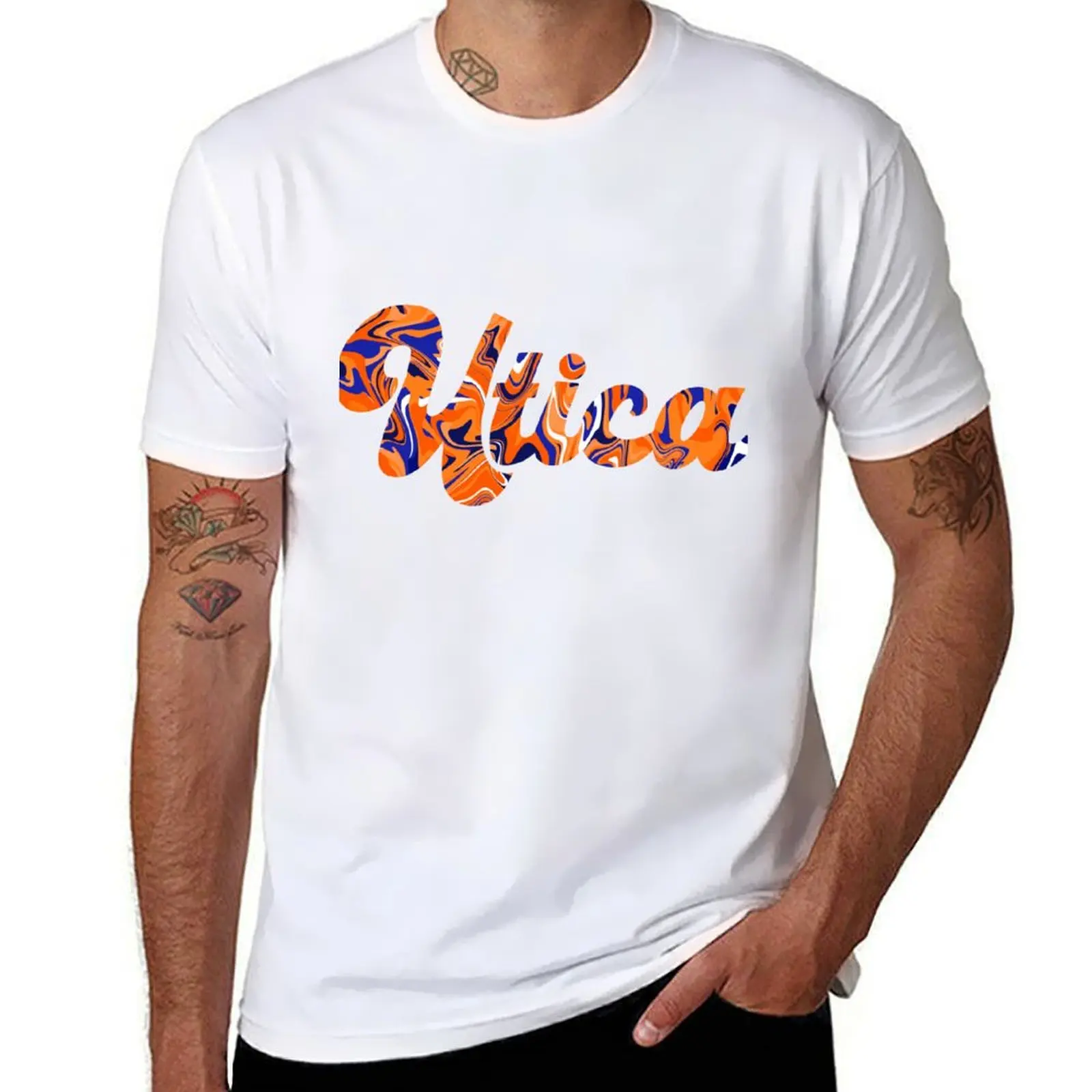 

Utica Marble Pattern T-Shirt man t shirt luxury essential t shirt T-Shirt