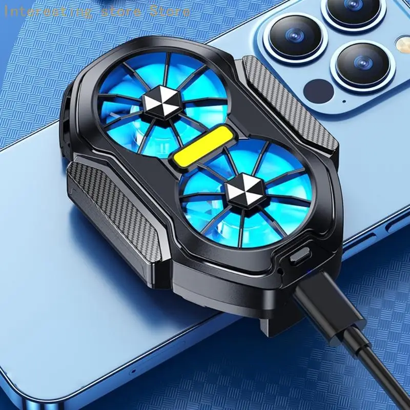Silicone Grip Pad Blue Light Coolers System for Video Watching and Gaming 55KC