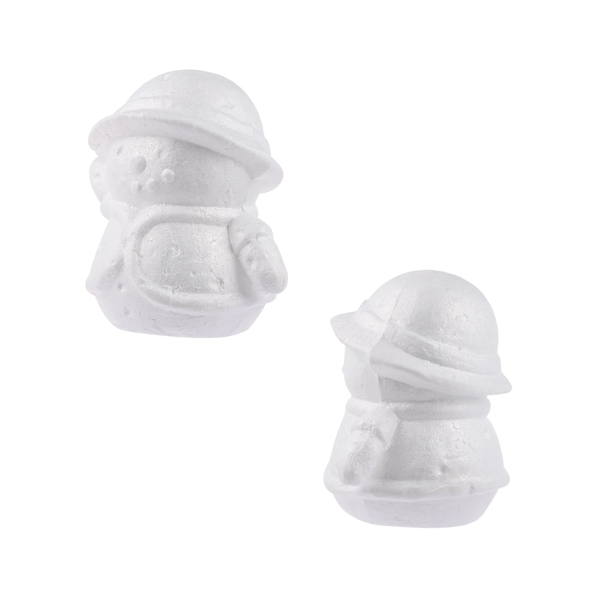 

3pcs Snowman Decorations Diy Lightweight Hanging Ornaments For Christmas Wedding Party s Craft Gift Unpainted Foam Art