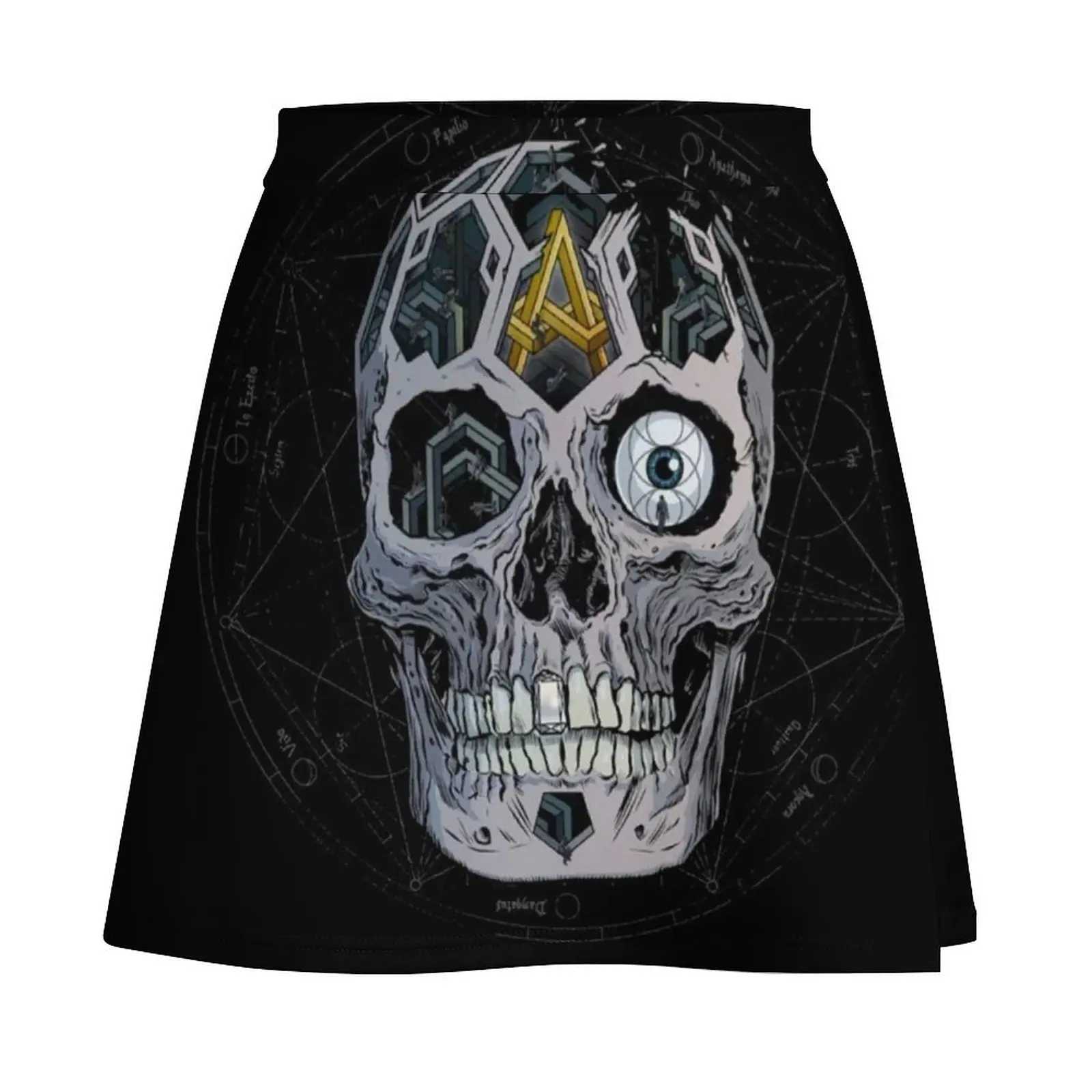 Atreyu - In Our Wake, Skull Album Cover Design Mini Skirt elegant skirts for women mini skirt for women Mini Skirt