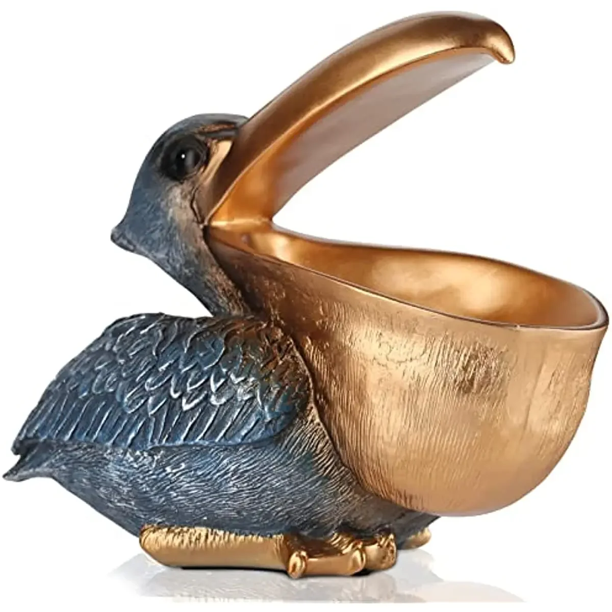 

Toucan Key Storage Figurine Pelican Statue Storage Basket Animals Birds Shape 8.3 inches