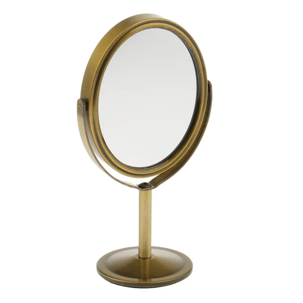 Double-sided table mirror, magnifying cosmetic mirror, make-up mirror,