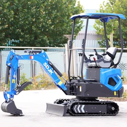 Free Shipping mini excavadora 1 ton New Crawler Digger Micro Bagger minipelle CE EPA Wholesale Kubota Engine Home Mini Excavator