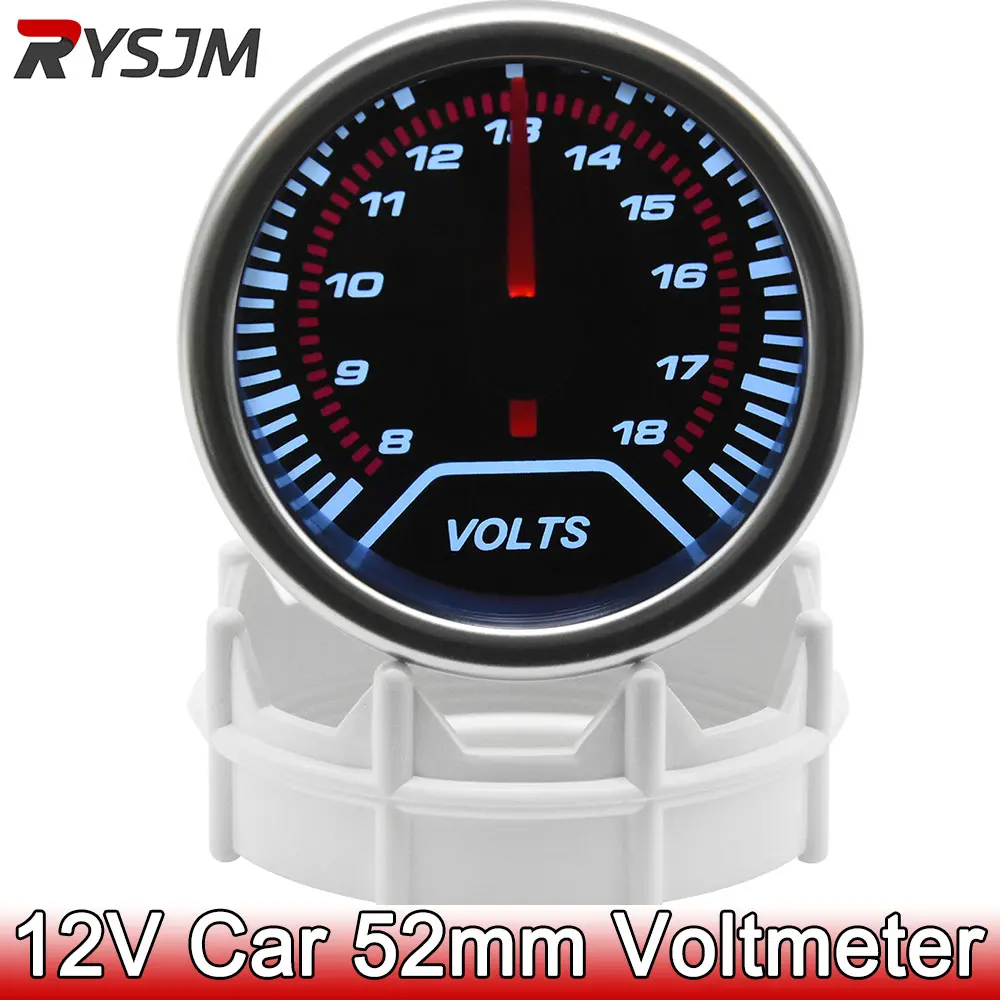 12V Car 52Mm Voltme…