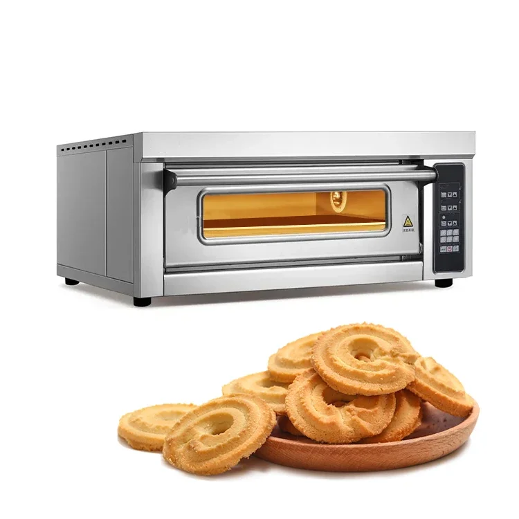 Commercial  gas oven Single layer cake baking oven commercial stove with stone gas pizza price